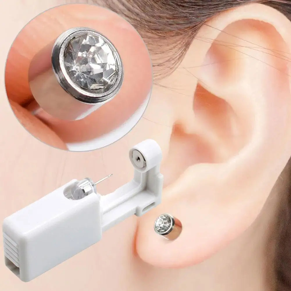 Disposable Safety Ear & Nose Piercing Gun Kit with Earring Piercing Gun Kit Qme