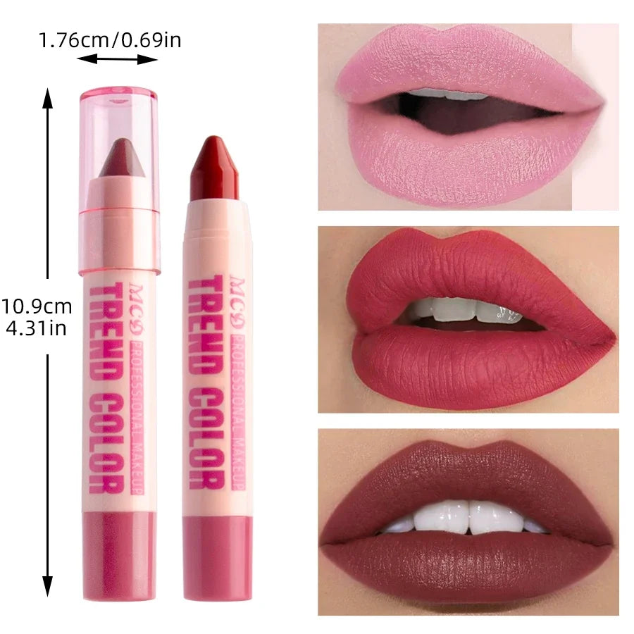 Qme Waterproof Moisturizing Lipliner Pen – 12 Shades Waterproof Lip Liner Qme