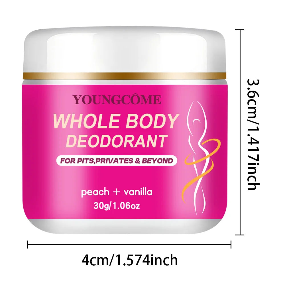 Underarm Deodorant Cream – Long-Lasting Antiperspirant 60g Deodorant Cream Qst 30g