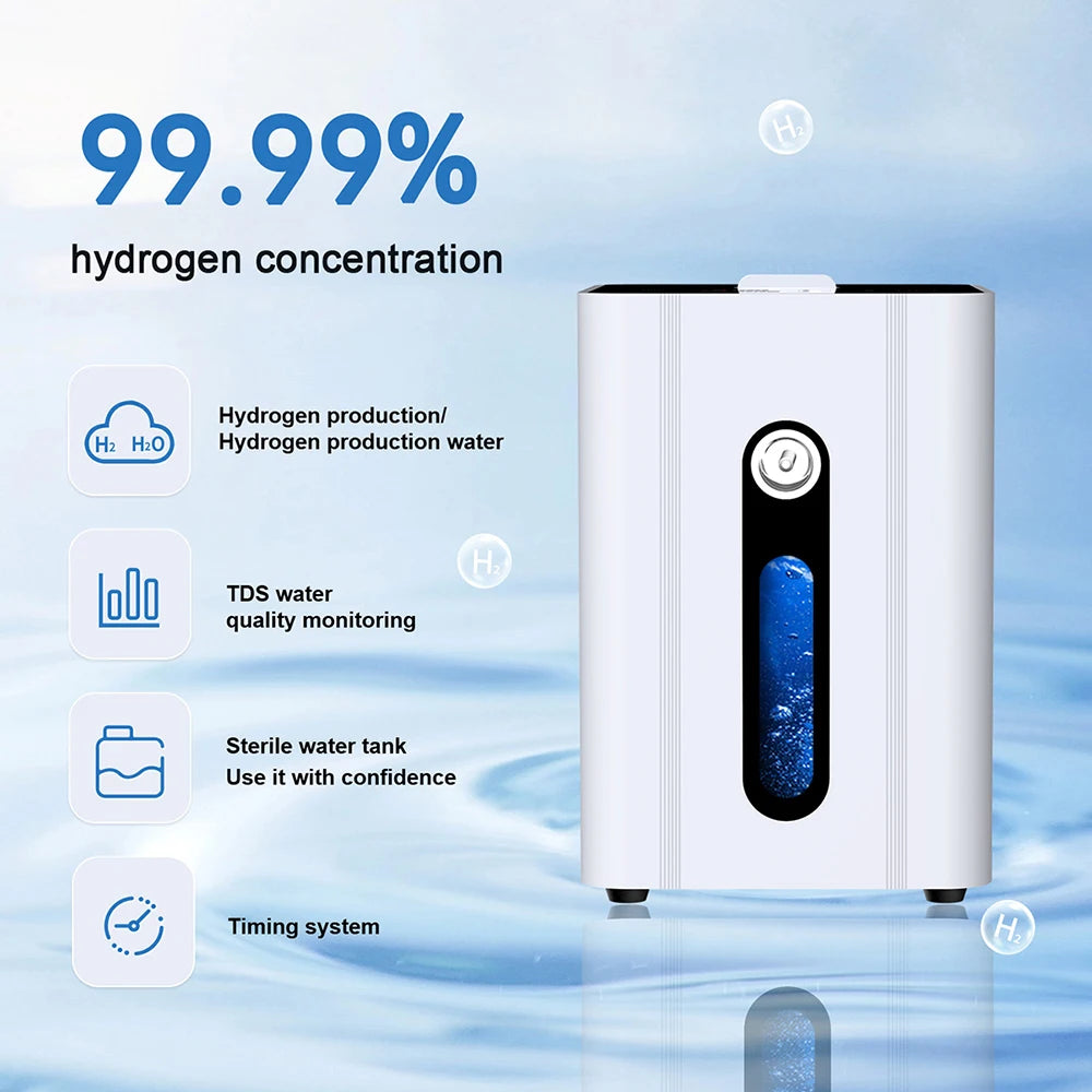 Suyzeko 150ml/min SPE PEM Hydrogen Generator – 99.98% Purity Hydrogen Inhalation Machine Qst
