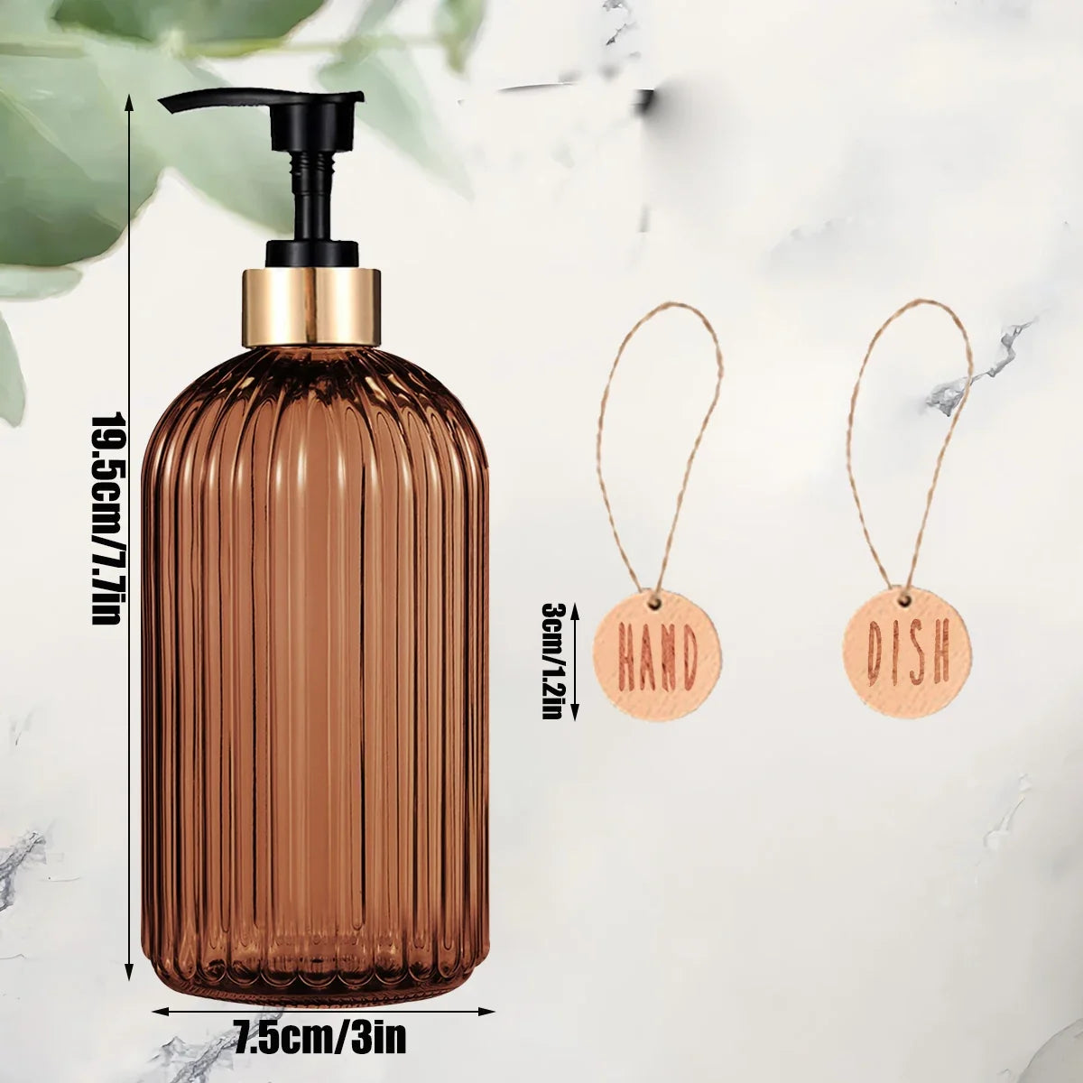 Reusable Dish Soap Dispenser Bottle 500ml – Kitchen & Bath Soap Dispenser Bottle Qme