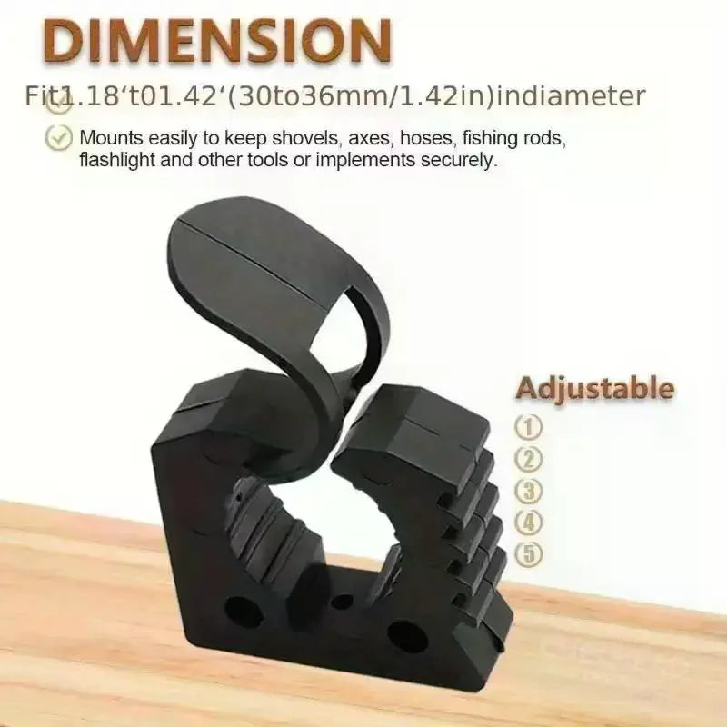 Quick Fist Rubber Clamp Mounts 2-Pack | Offroad ATV UTV Truck Rubber Mounting Clamp Qme