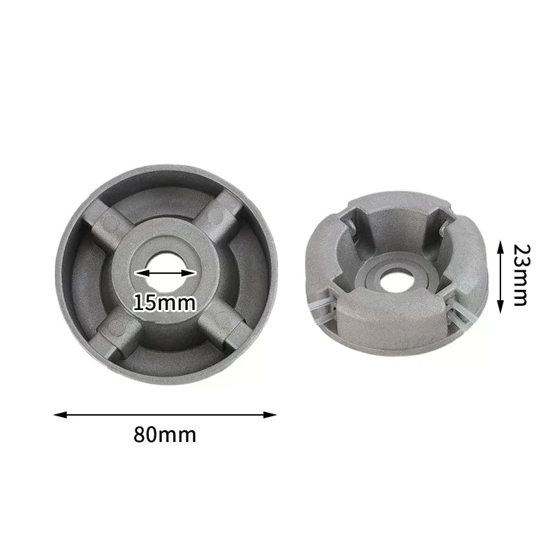 Universal Aluminum Alloy Lawn Mower Head & Nylon Mowing Line Lawn Mower Head Qme