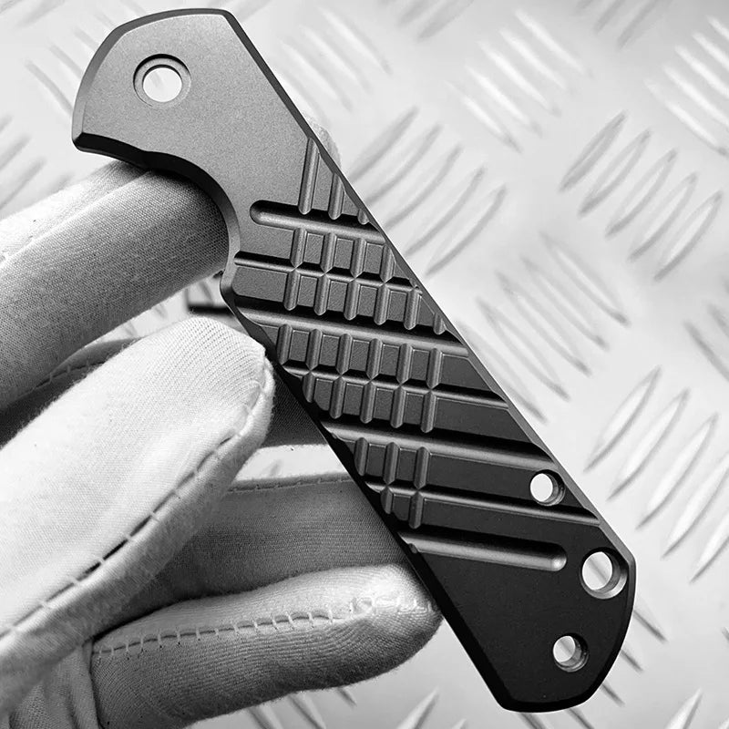 Titanium Alloy Knife Handle Scale Patch – Sanrenmu Land 812 Knife Handle Scale Qst