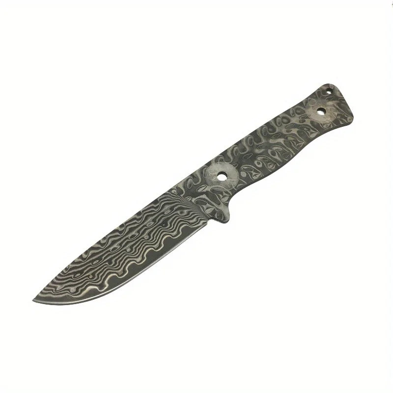 Swayboo VG10 Damascus Steel Knife Blank – DIY Fixed Blade Knife Blank Qst p