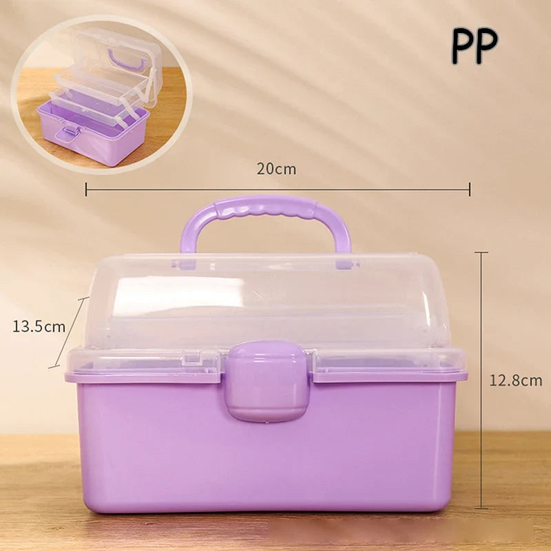 Kids Hair Accessories Organizer Box | 6 Colors – Qme Hair Accessories Organizer Qme Purple