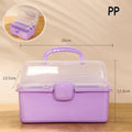 Kids Hair Accessories Organizer Box | 6 Colors | Qme Hair Accessories Organizer Qme Purple