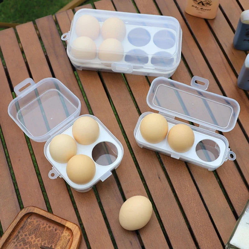 Portable Shockproof Egg Storage Box for Camping & Travel Egg Storage Carrier Qme