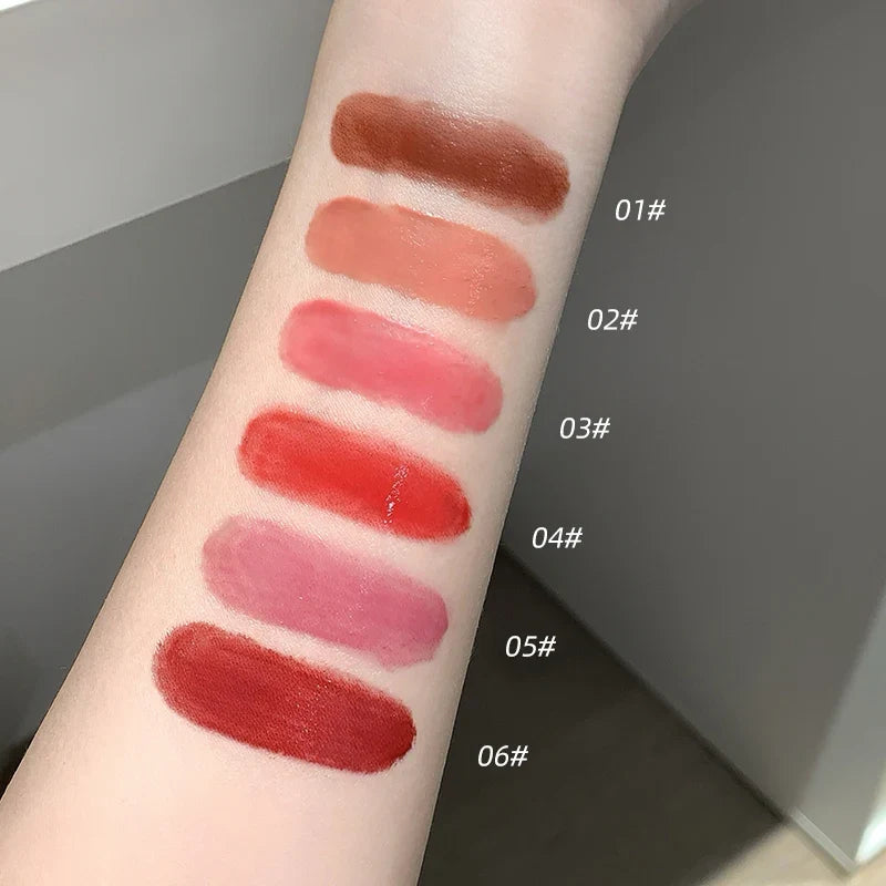 Gege Bear Mirror Lip Glaze – Moisturizing Long-Lasting Lipstick Mirror Lip Glaze Qme