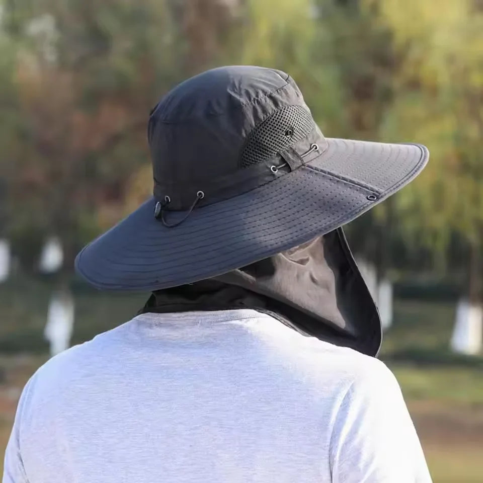 UV Protection Fisherman Bucket Hat – Unisex Breathable Sun Hat Bucket Sun Hat Qst