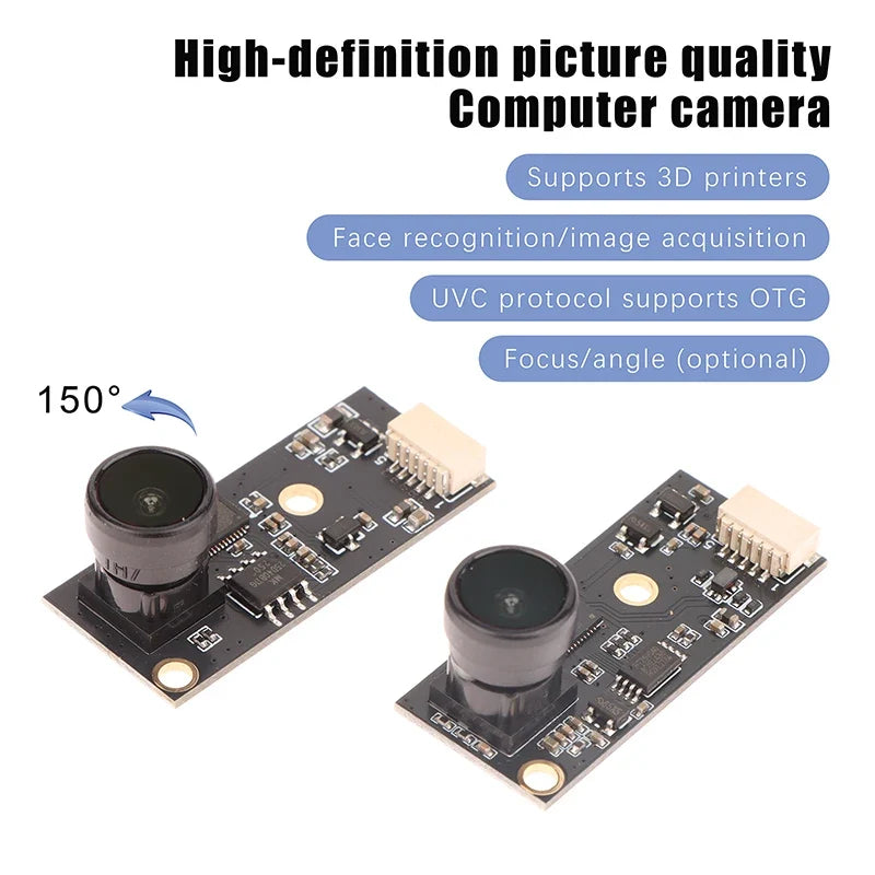 1080P HD USB Camera Module for 3D Printer | Fixed Focus Wide Angle USB Camera Module Qme