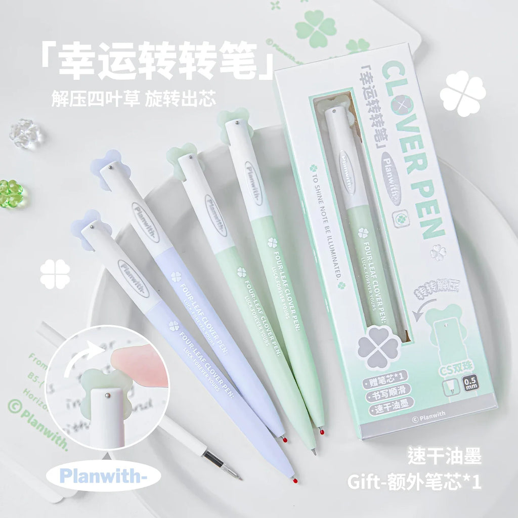 TIANZI 0.5mm Needle Tip Gel Ink Pens – Blue & Green Gel Ink Pens Qme