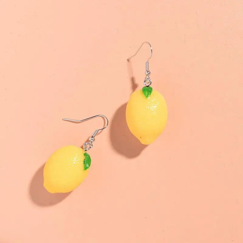 3D Fruit Stud Earrings – Cute Novelty Fashion Jewelry Novelty Stud Earrings Qme