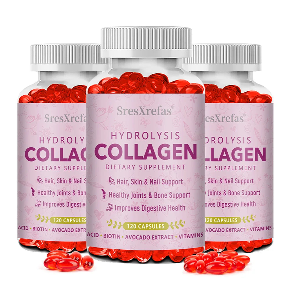 ZENVITALIZE Collagen 500mg – Skin, Hair, Nails & Joints Collagen Supplement Qst 120 count-3 bottle