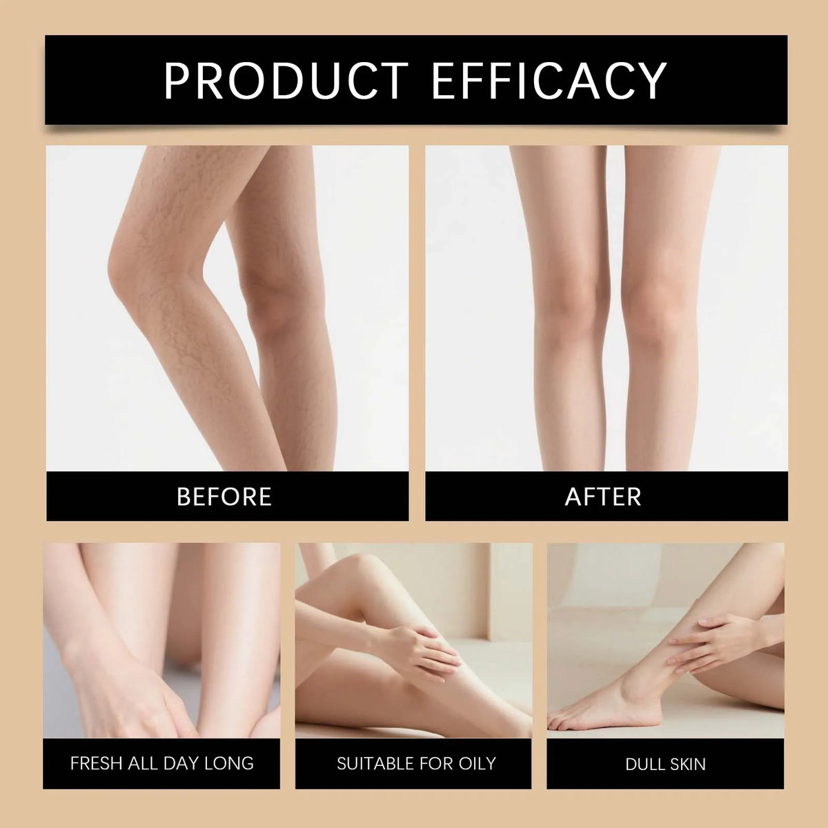 OceAura Leg Makeup Cream – Body Foundation & Concealer 100g Body Foundation Cream Qst
