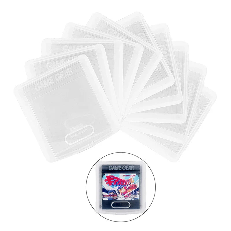 Clear Game Gear Single Cartridge Storage Case | PP Display Box Game Cartridge Case Qme Default Title
