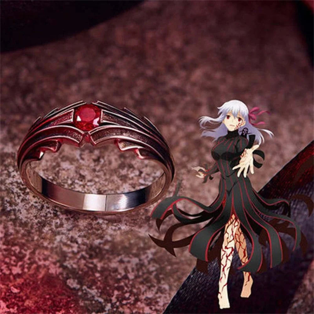 Fate Stay Night Anime Ruby Ring – Cosplay Jewelry Cosplay Ring Qme