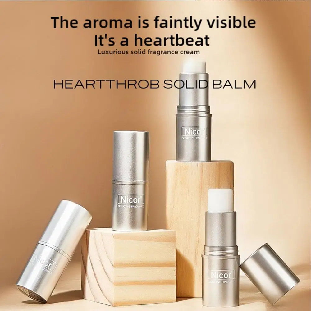 Long-Lasting Solid Perfume Balm | Floral Travel Fragrance Solid Perfume Balm Qme