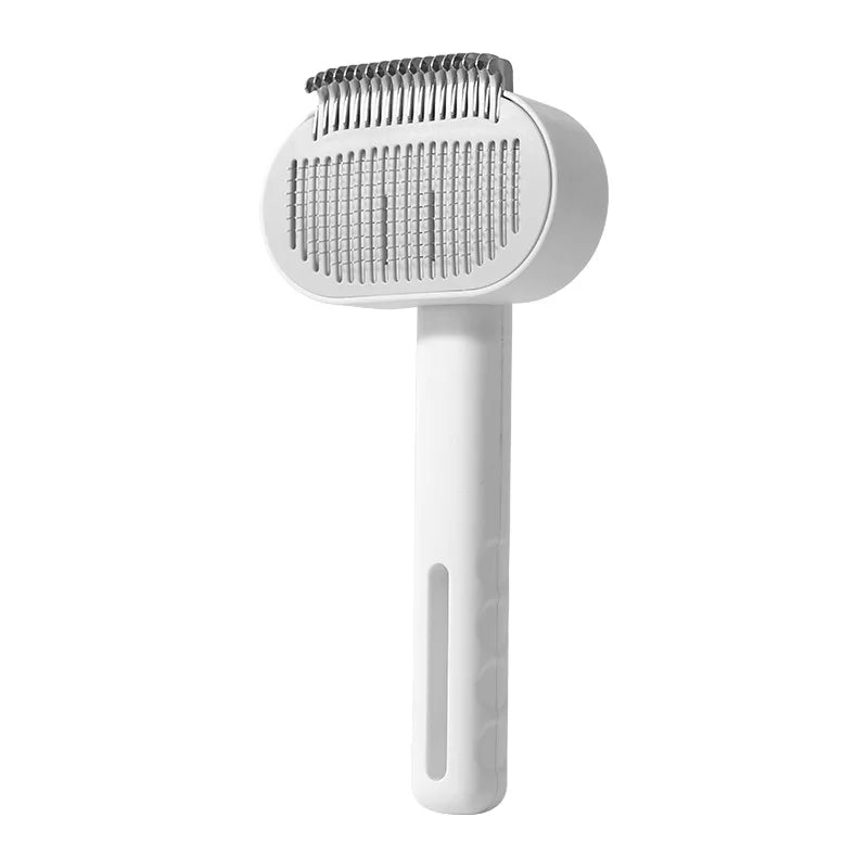 Professional Cat Deshedding Brush – All Hair Types | Qme Cat Deshedding Brush Qme 1Pc White