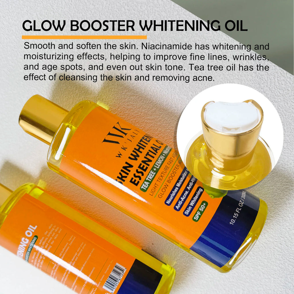 WK'JALY Niacinamide Brightening Body Oil – Tea Tree 300ml Brightening Body Oil Qst