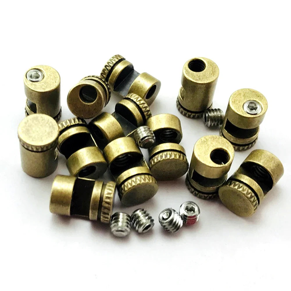 CNC Stainless Steel Push Button Kit with Hex Wrench & Screws Knife Upgrade Kit Qme
