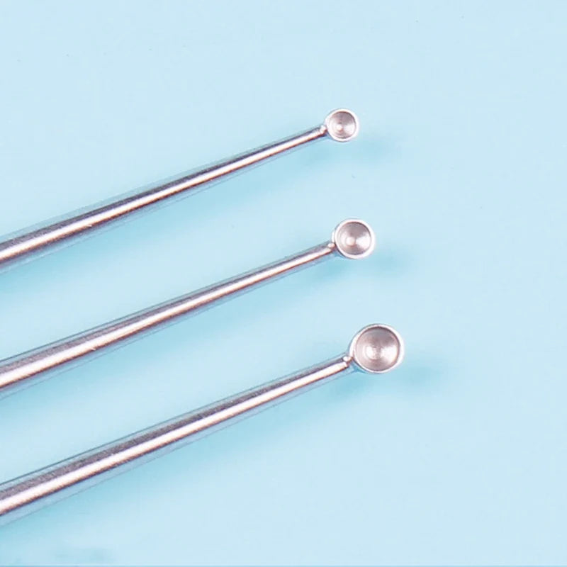 Micro Titanium Ophthalmic Scraping Spoon Double-Ended Precision Spoon Instrument Qme