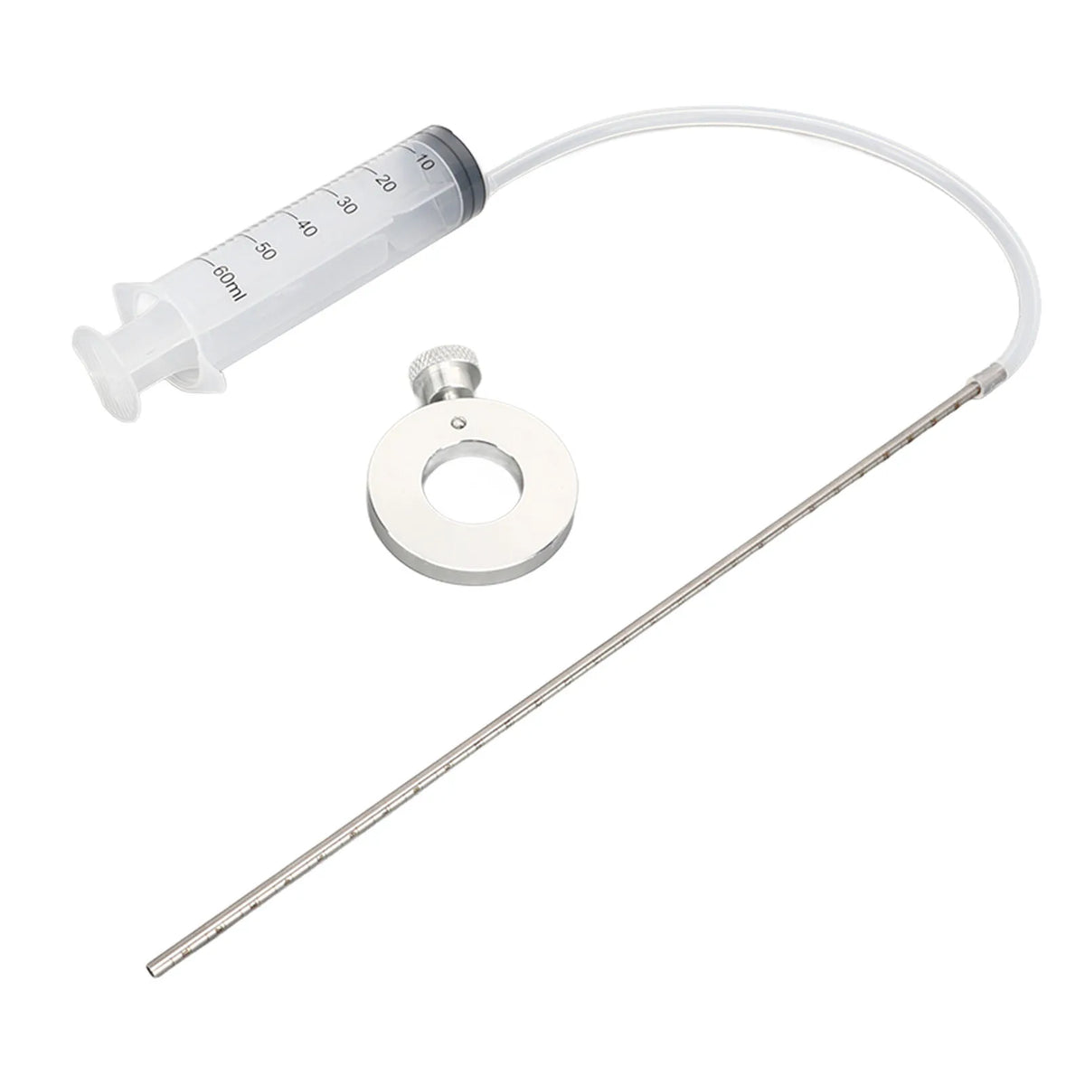 Motorcycle Fork Oil Level Gauge Kit – 0–300mm Measuring Tool Fork Oil Gauge Tool Qst WHITE