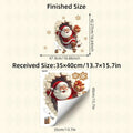 Santa Claus Christmas Wall Decal Holiday Sticker | 35x40cm Christmas Wall Decal Qme 01 China Mainland