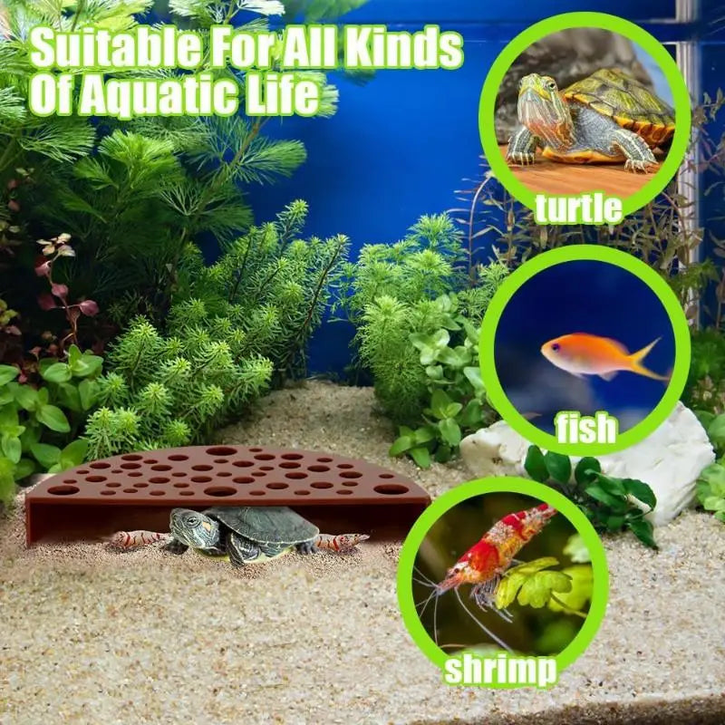 Aquarium Hidden Cave Shelter for Small Fish Breeding & Rest Aquarium Cave Shelter Qme
