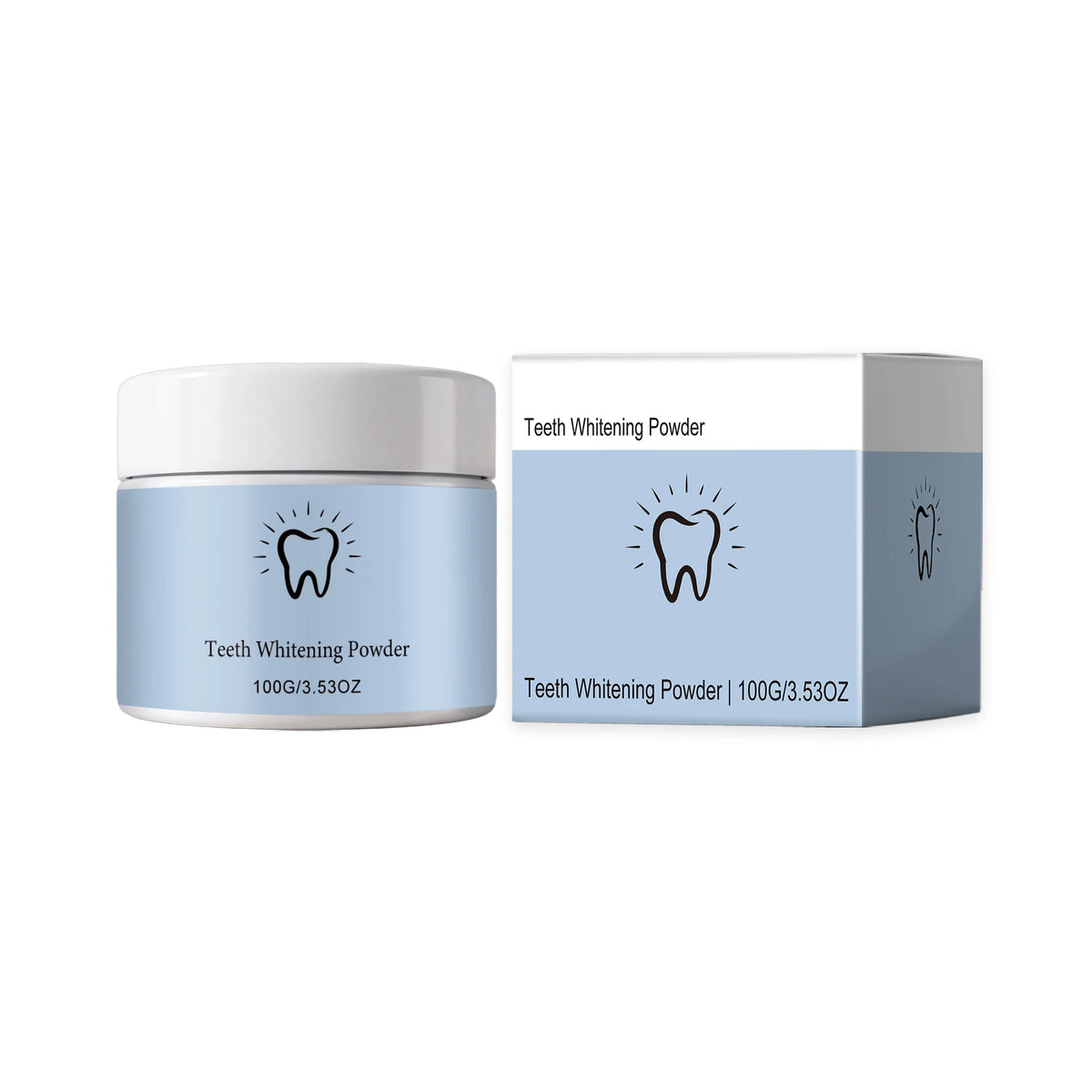 Hydroxyapatite Teeth Whitening Powder – Mint, 100g Tooth Cleaner Teeth Whitening Powder Qst 100g Boxed