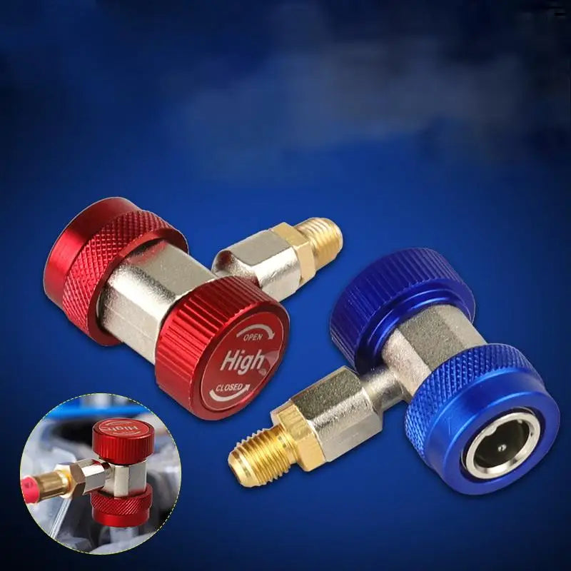 R134a Refrigerant Adapter Hose Assembly – A/C Coupler Kit Refrigerant Adapter Hose Qme