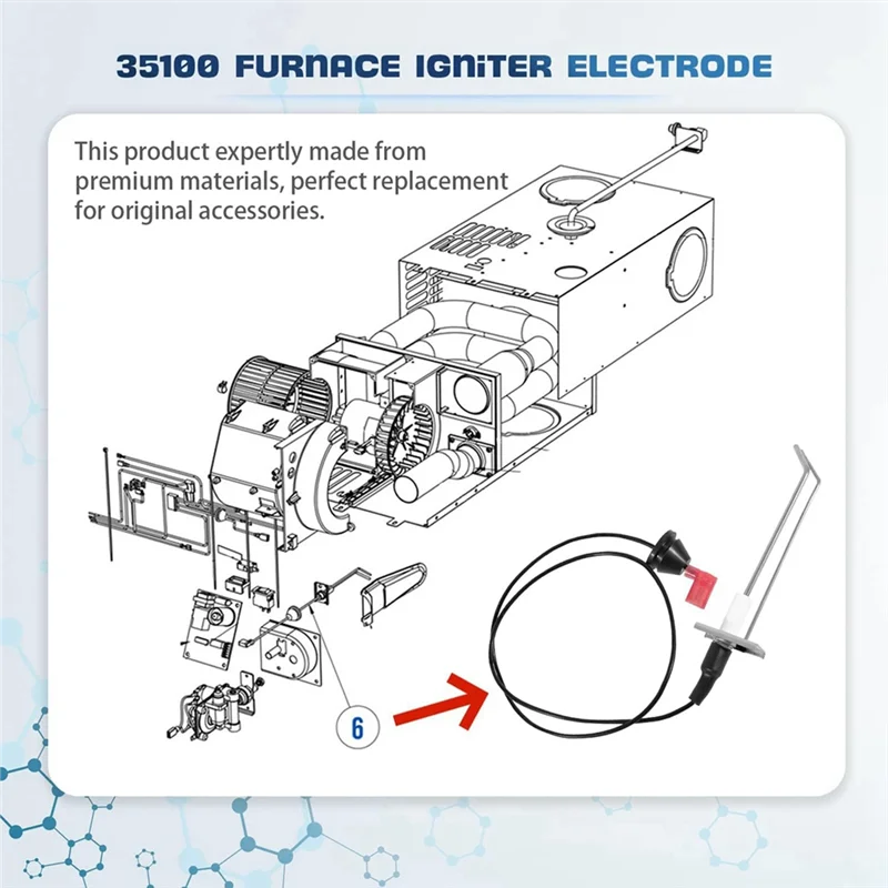 A02F-35100 Furnace Electrode Kit – Atwood Hydro Flame RV Furnace Electrode Kit Qme