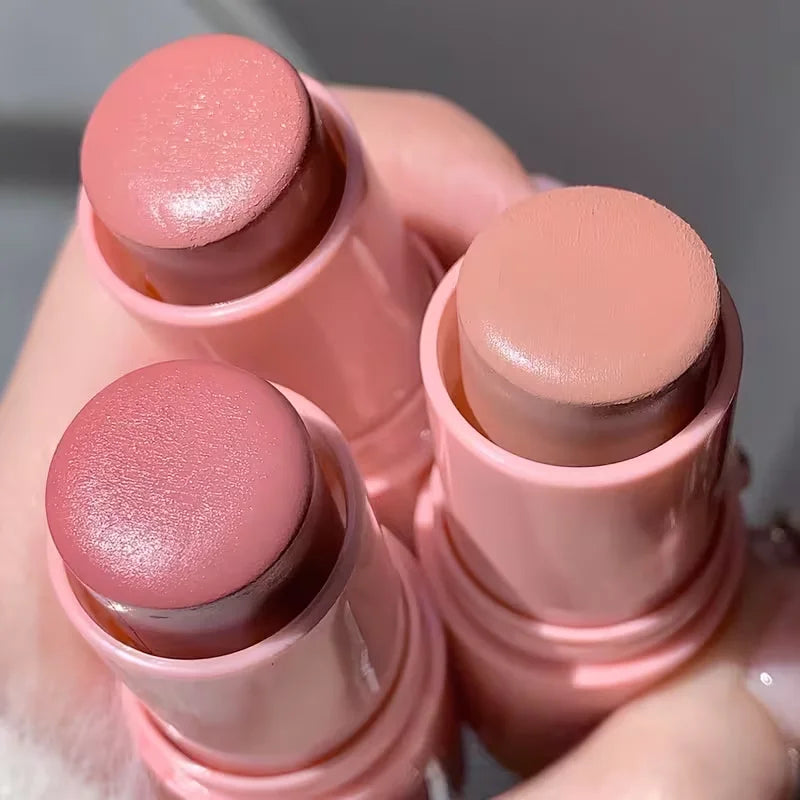 Multifunctional Blush Stick – Natural Matte Nude Makeup | Qme Cream Blush Stick Qme