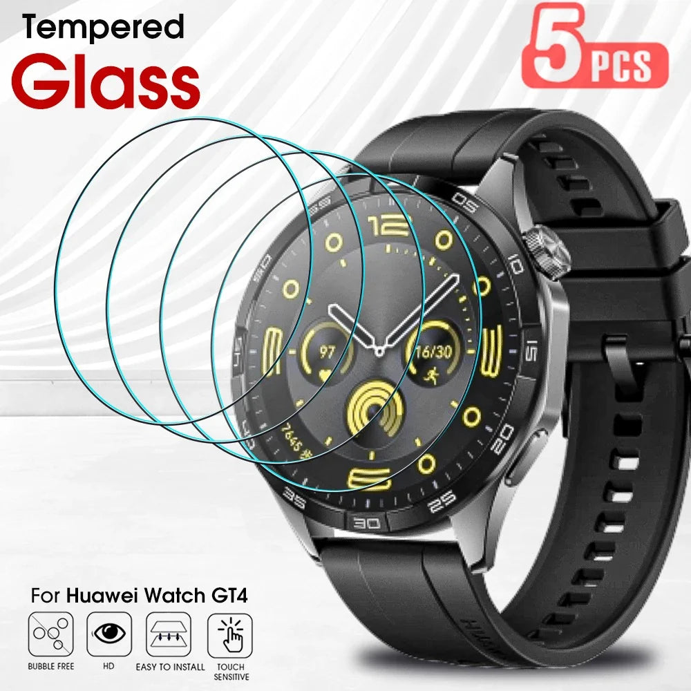 2.5D Tempered Glass Screen Protector – Huawei Watch GT4 Watch Screen Protector Qme