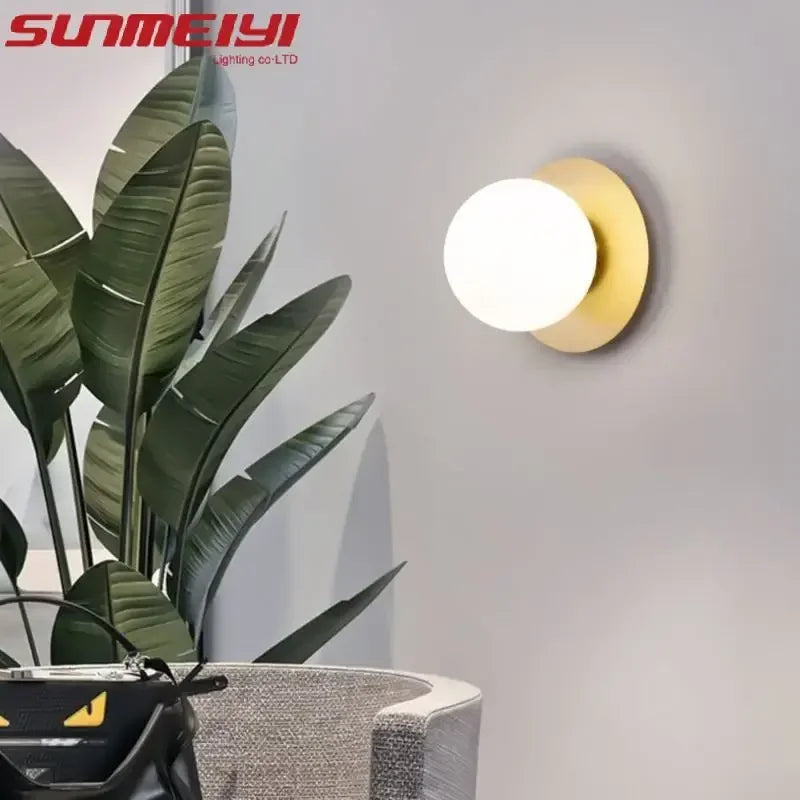 Modern Minimalist Nordic Bedside Wall Lamp | 4 Colors Wall Sconce Lamp Qme