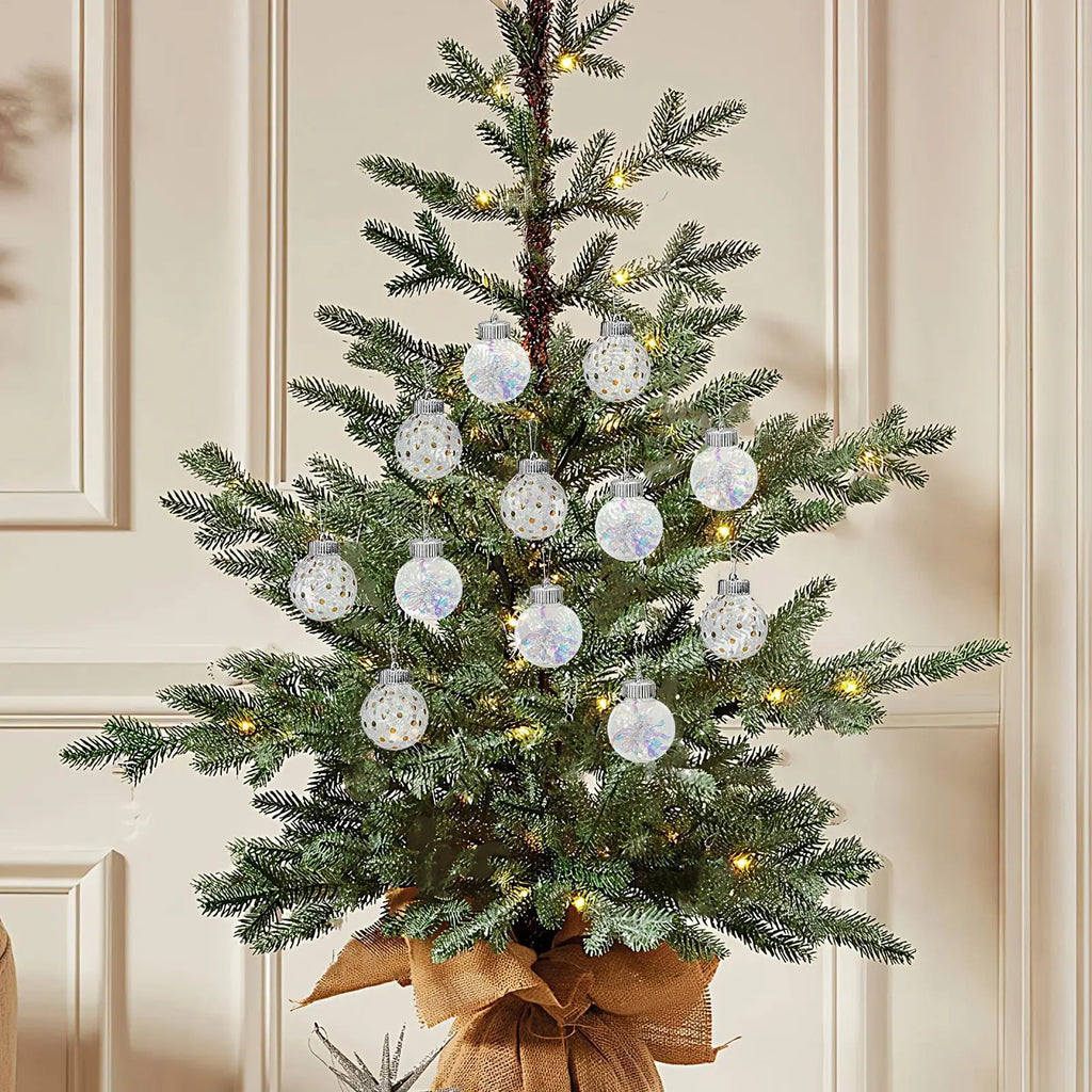 Transparent Christmas Ornament Pendant Balls | Tree & Mall Decor Christmas Ornaments Qme