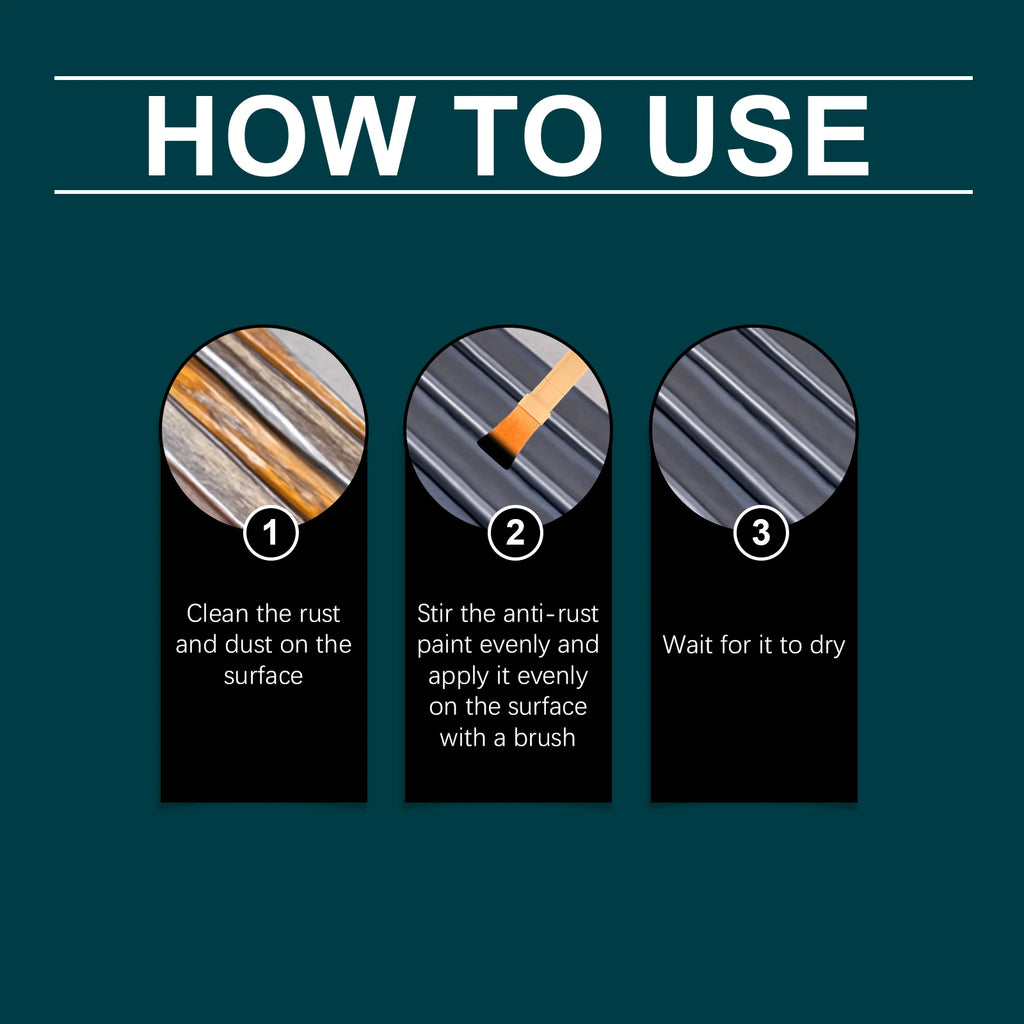 2-in-1 Rust Converter & Metal Primer – Car, Marine & DIY Metal Rust Converter Primer Qst