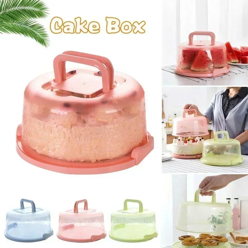 Transparent Round Fresh-Keeping Storage Box | Portable PP Food Storage Container Qme