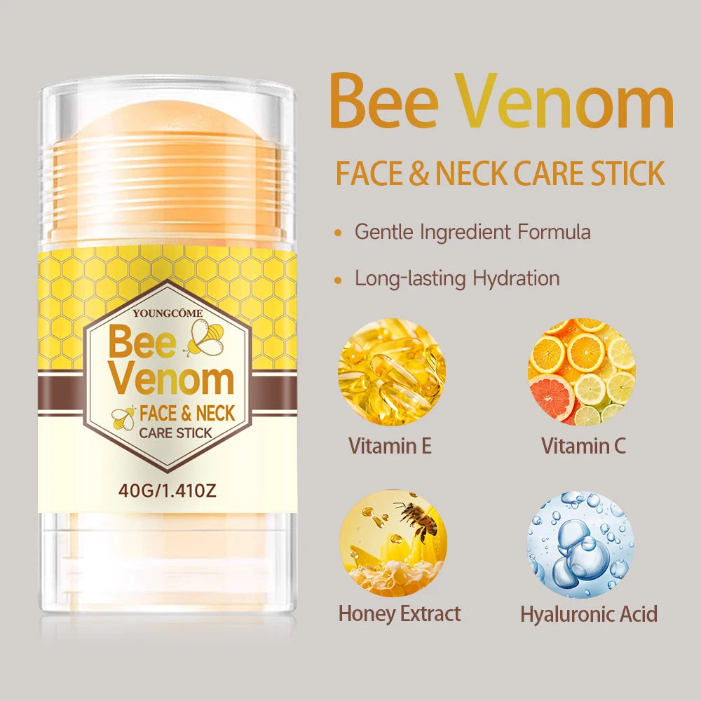 YOUNGCOME Bee Venom Face & Neck Moisturizing Cream Stick Neck Moisturizing Cream Qst
