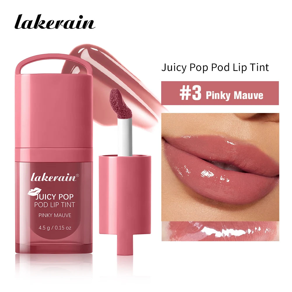 Lakerain Juicy Lip Gloss – Mirror Glaze Hydrating Watermelon Oil Lip Gloss Qst 03