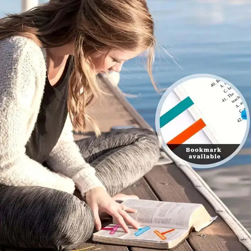 Guided Reading Strips Colorful Overlays & Finger Rings – 8 Colors Reading Overlay Strips Qme