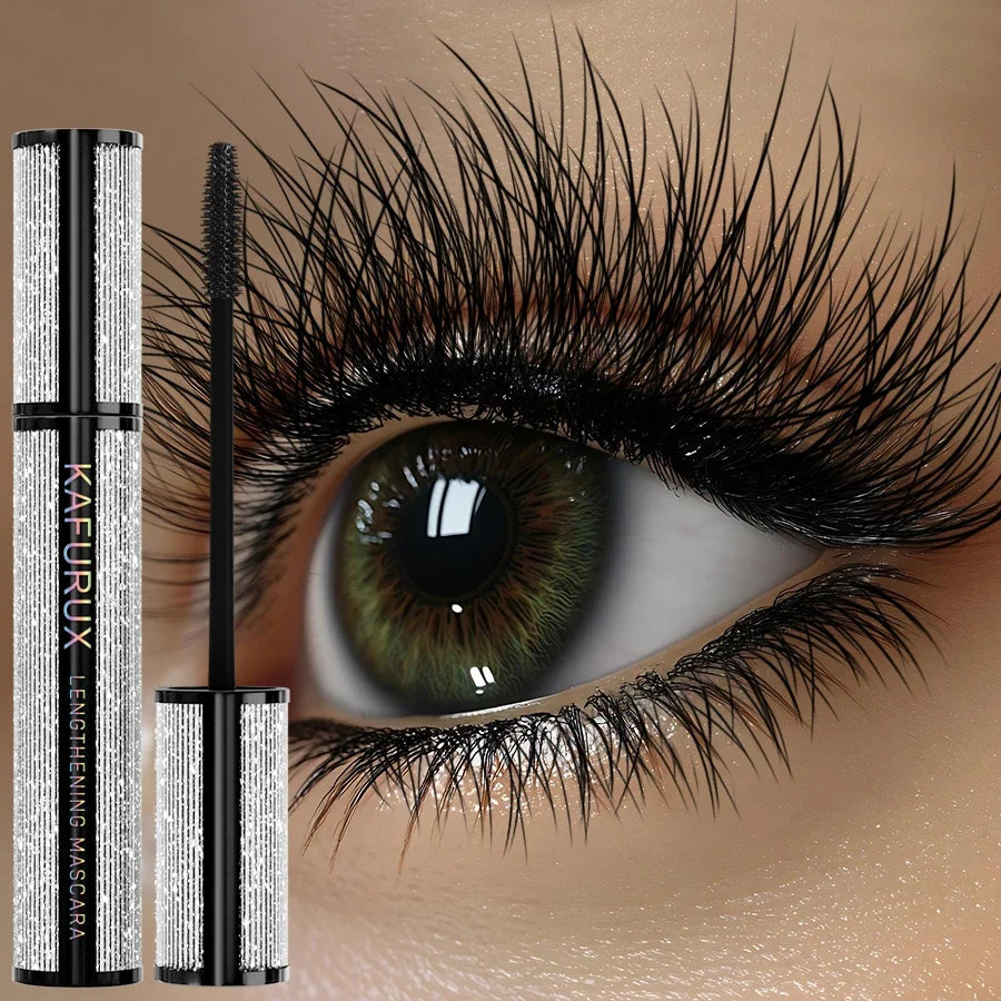 5D Black Lengthening Mascara – Volumizing Lash Extension Brush Lengthening Mascara Qme