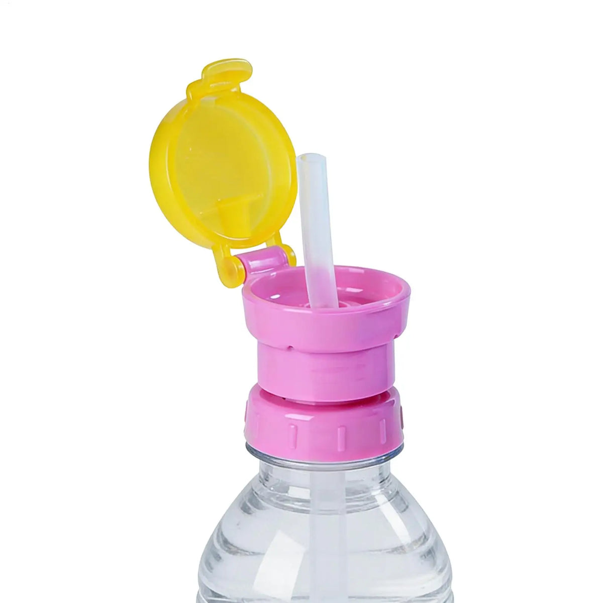 Kids Leak-Proof Water Bottle Topper – Universal Drinking Cap Water Bottle Topper Qme