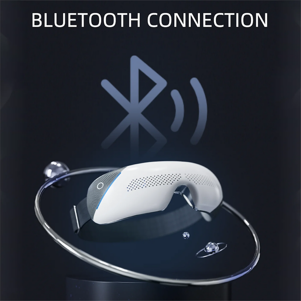VIMYSHOW Eye Massager Bluetooth 4 Modes Airbag Kneading Eye Massager Qst