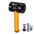 Smart Sensing Navigation Bike Tail Light | 400mAh USB-C Bike Tail Light Qme Red