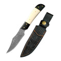 InLeung Damascus VG10 Chef Knife – Hand Forged Japanese Kitchen Damascus Chef Knife Qst Knife A