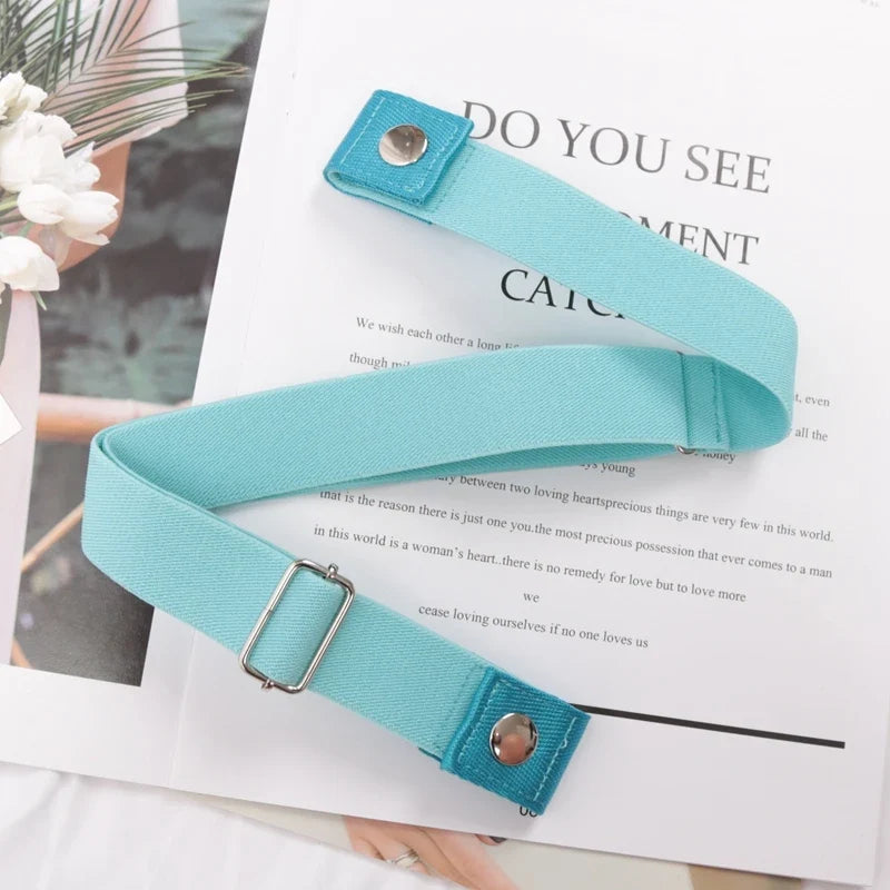 Women's Buckle-Free Elastic Invisible Belt – 29 Colors