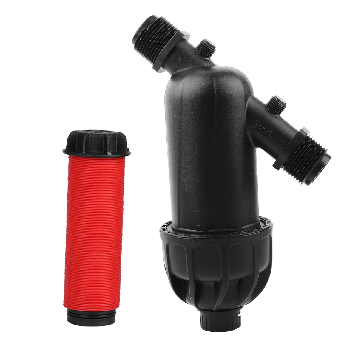 120 Mesh 130 Micron Inline Disc Filter for Drip Irrigation Drip Irrigation Filter Qme black
