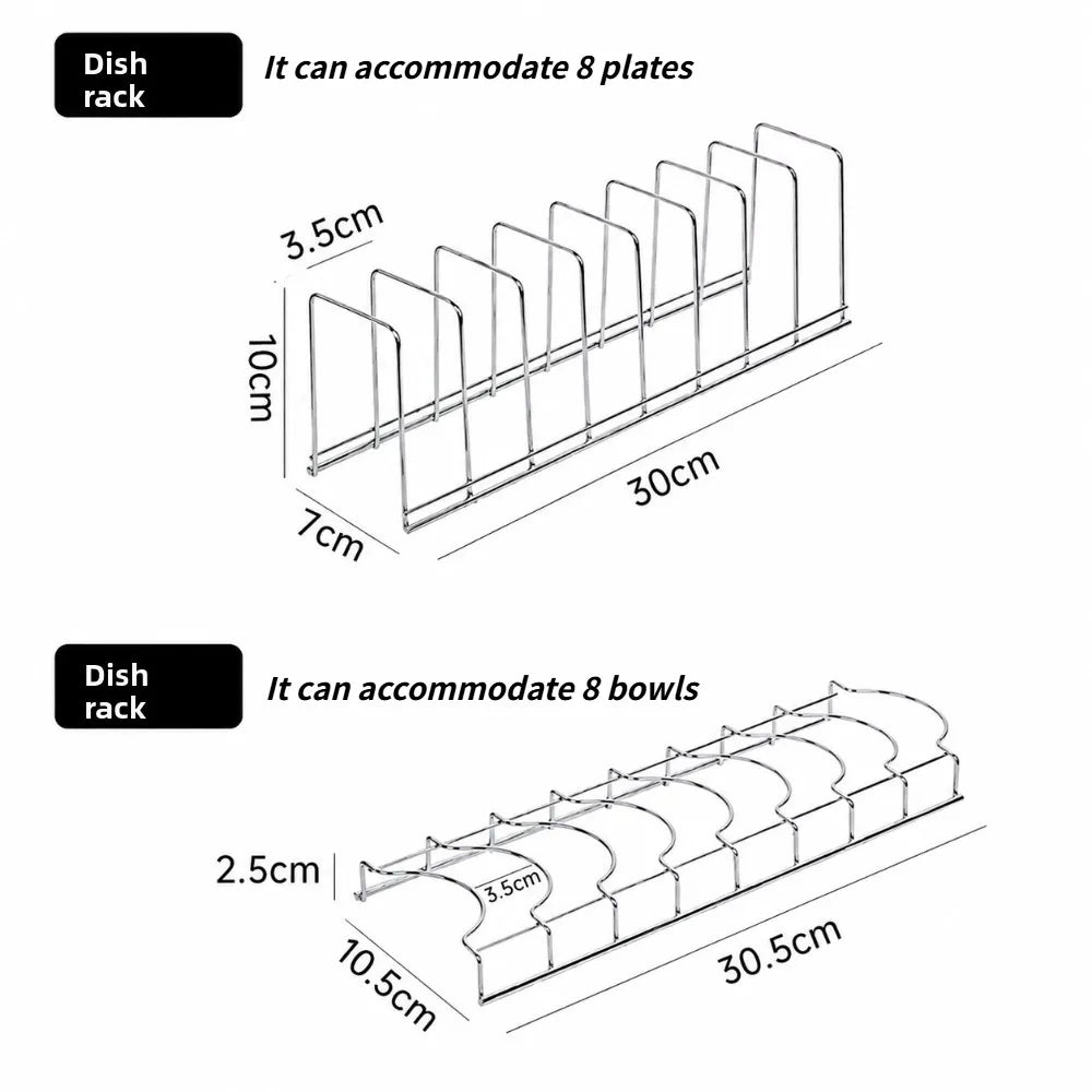 Stainless Steel Kitchen Drying Rack | Space-Saving Organizer Kitchen Drying Rack Qme