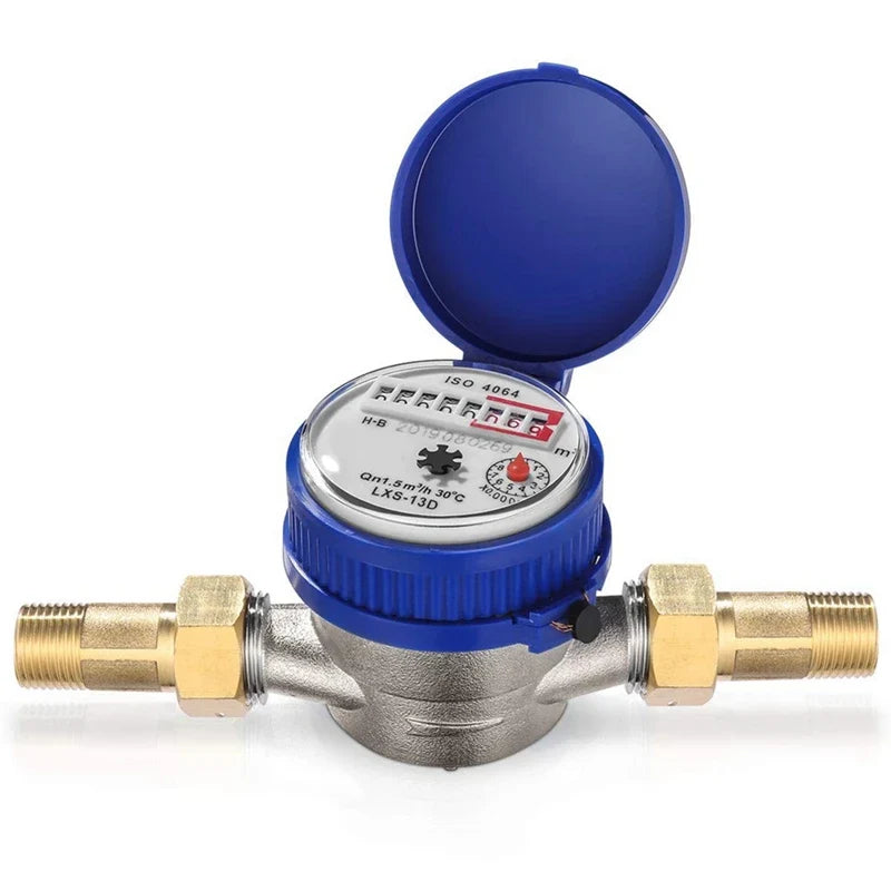Single Jet Brass Water Flow Meter for Home & Garden Water Flow Meter Qme